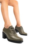 BOTINE KHAKI PIELE NATURALA 0PC17