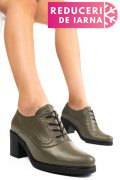 BOTINE KHAKI PIELE NATURALA 0PC17