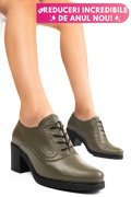 BOTINE KHAKI PIELE NATURALA 0PC17