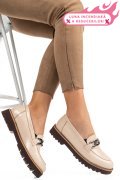 MOCASINI CREM PIELE NATURALA LACUITA 2PC21647NPK