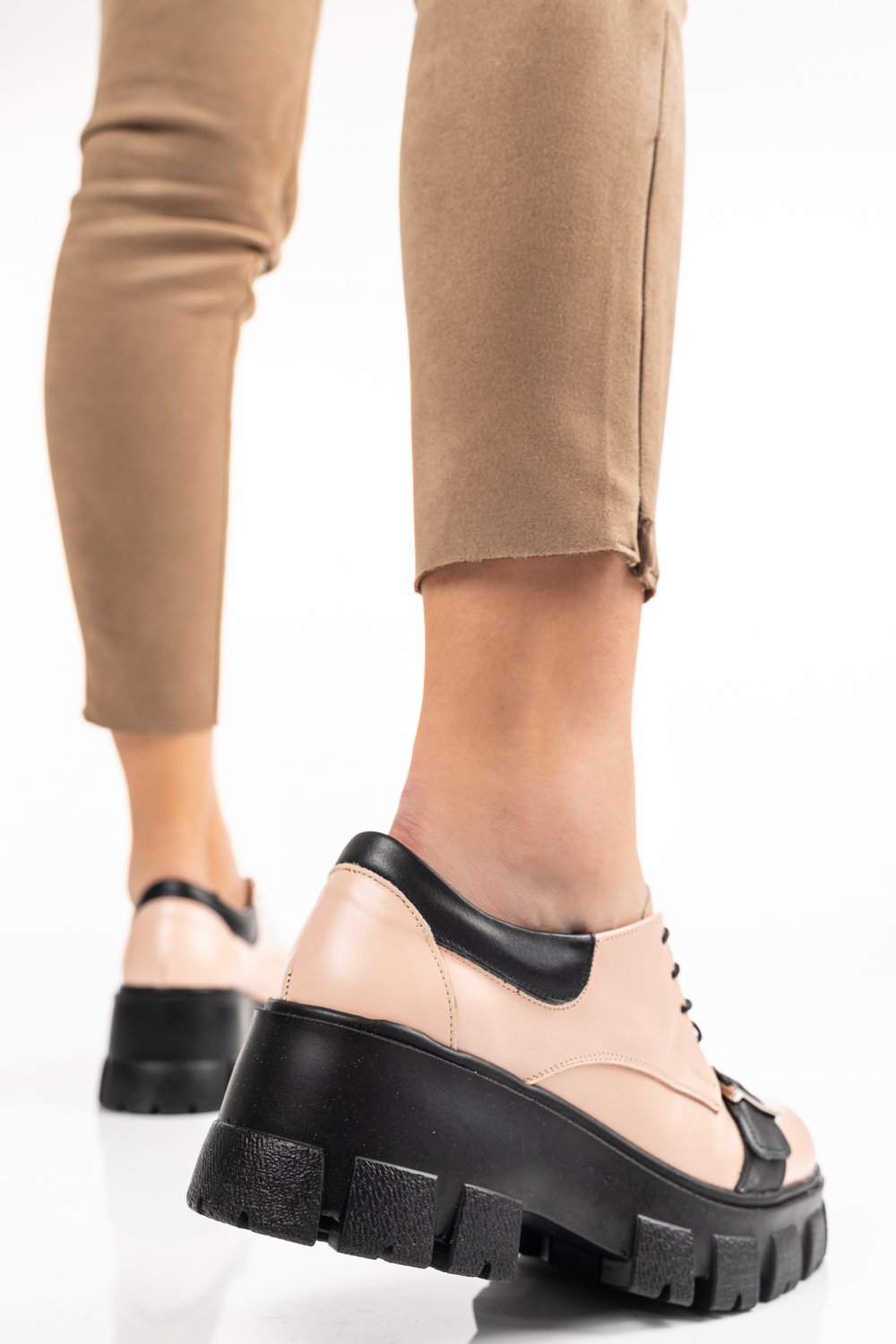 PANTOFI ROZ PIELE NATURALA 2PC091
