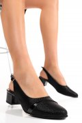 SANDALE NEGRE PIELE NATURALA RPCG92