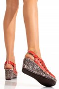 SANDALE ROSII PIELE NATURALA 2PC0080