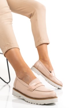 MOCASINI NUDE PIELE NATURALA 2PC21648NP