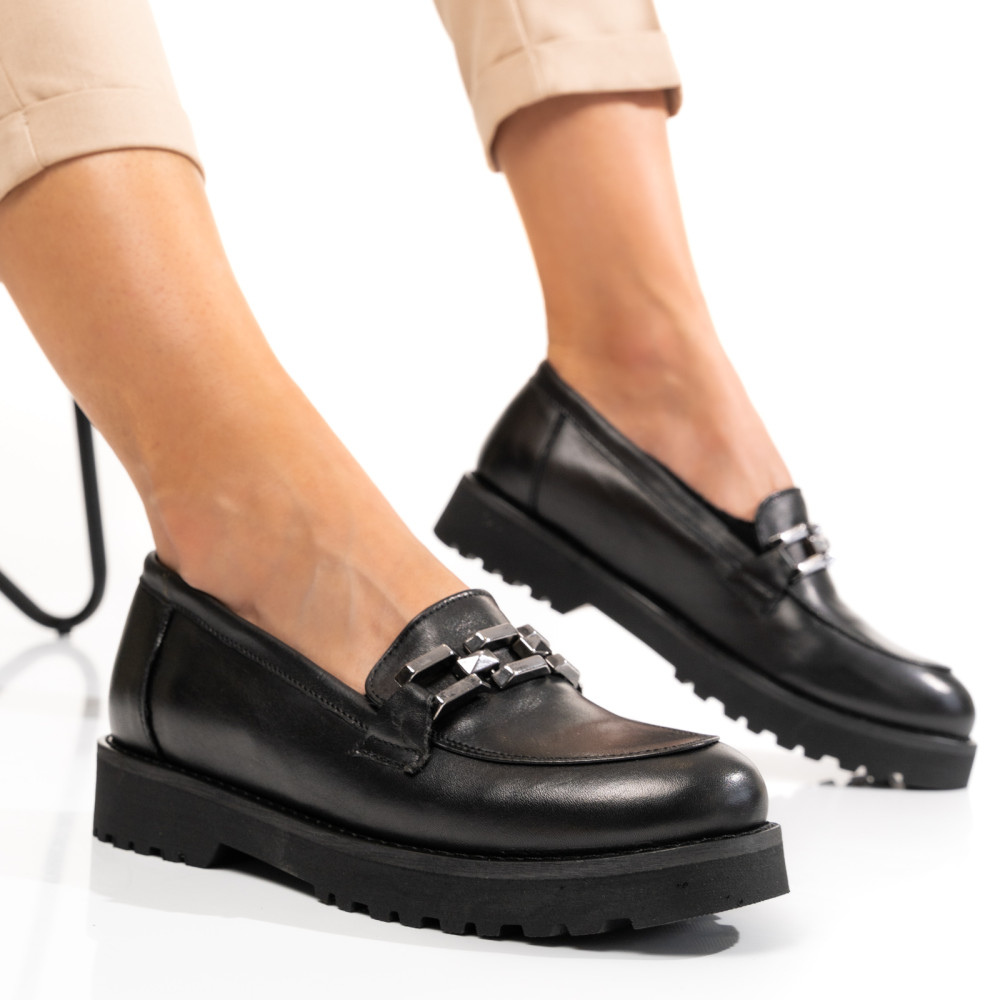 MOCASINI NEGRI PIELE NATURALA 2PC21647NP
