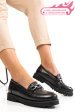 Mocasini negri piele naturala 2pc21647np