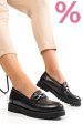 Mocasini negri piele naturala 2pc21647np