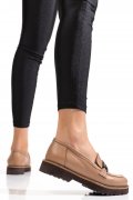 MOCASINI TAUPE PIELE NATURALA 2PC21647NP