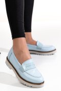 MOCASINI BLEU PIELE NATURALA 2PC21648NP