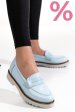 Mocasini bleu piele naturala 2pc21648np