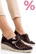 Pantofi bordo piele naturala lacuita bpc235-16