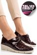Pantofi bordo piele naturala lacuita bpc235-16