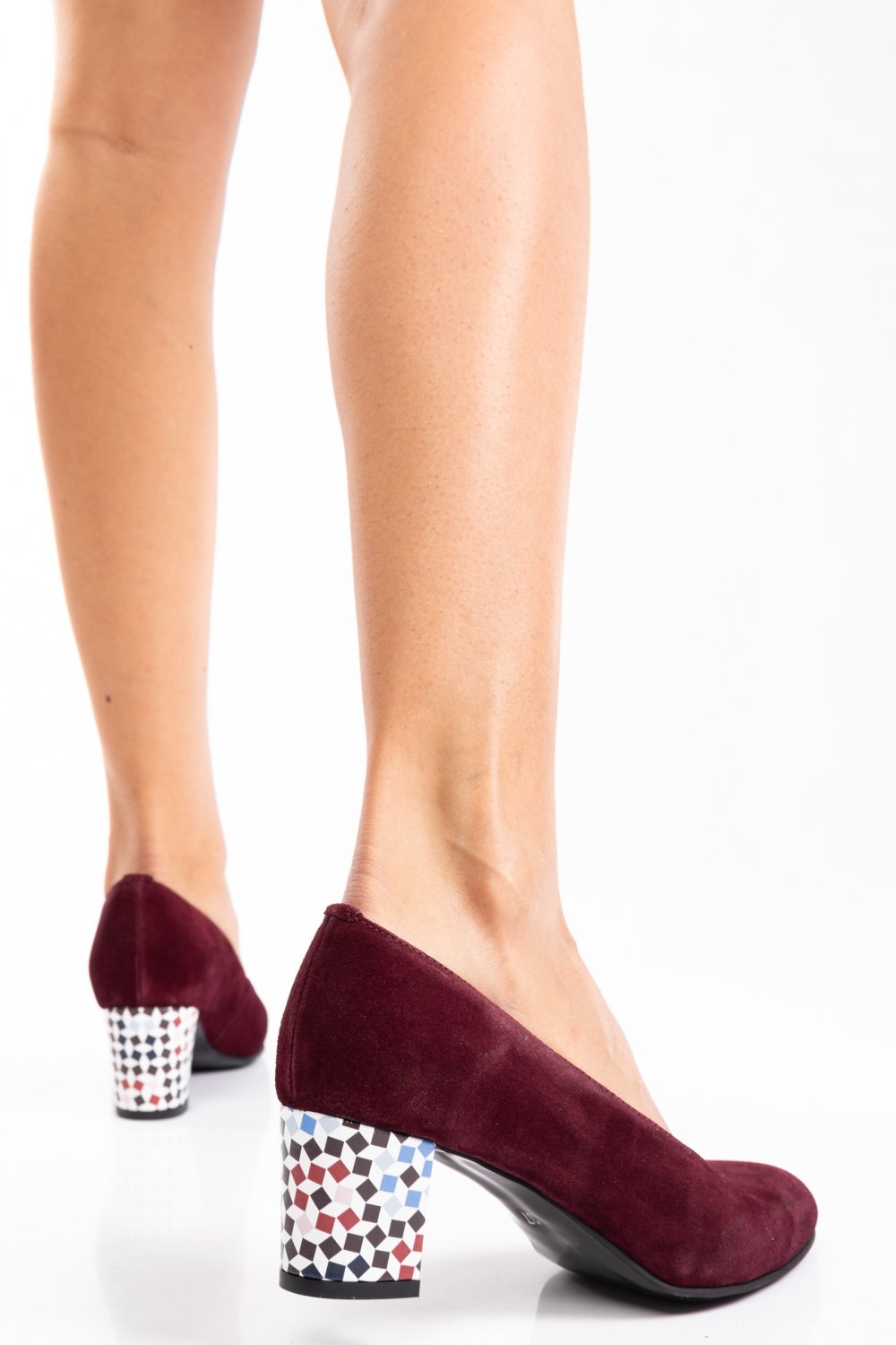 PANTOFI VISINII CARO PIELE NATURALA INTOARSA 1PC507