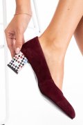 PANTOFI VISINII CARO PIELE NATURALA INTOARSA 1PC507