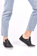 PANTOFI SPORT NEGRI PIELE NATURALA MADALINA