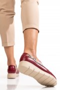PANTOFI WINE PIELE NATURALA 2PC077