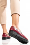 PANTOFI WINE TALPA NEAGRA PIELE NATURALA 2PC077