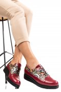 PANTOFI WINE TALPA NEAGRA PIELE NATURALA 2PC077