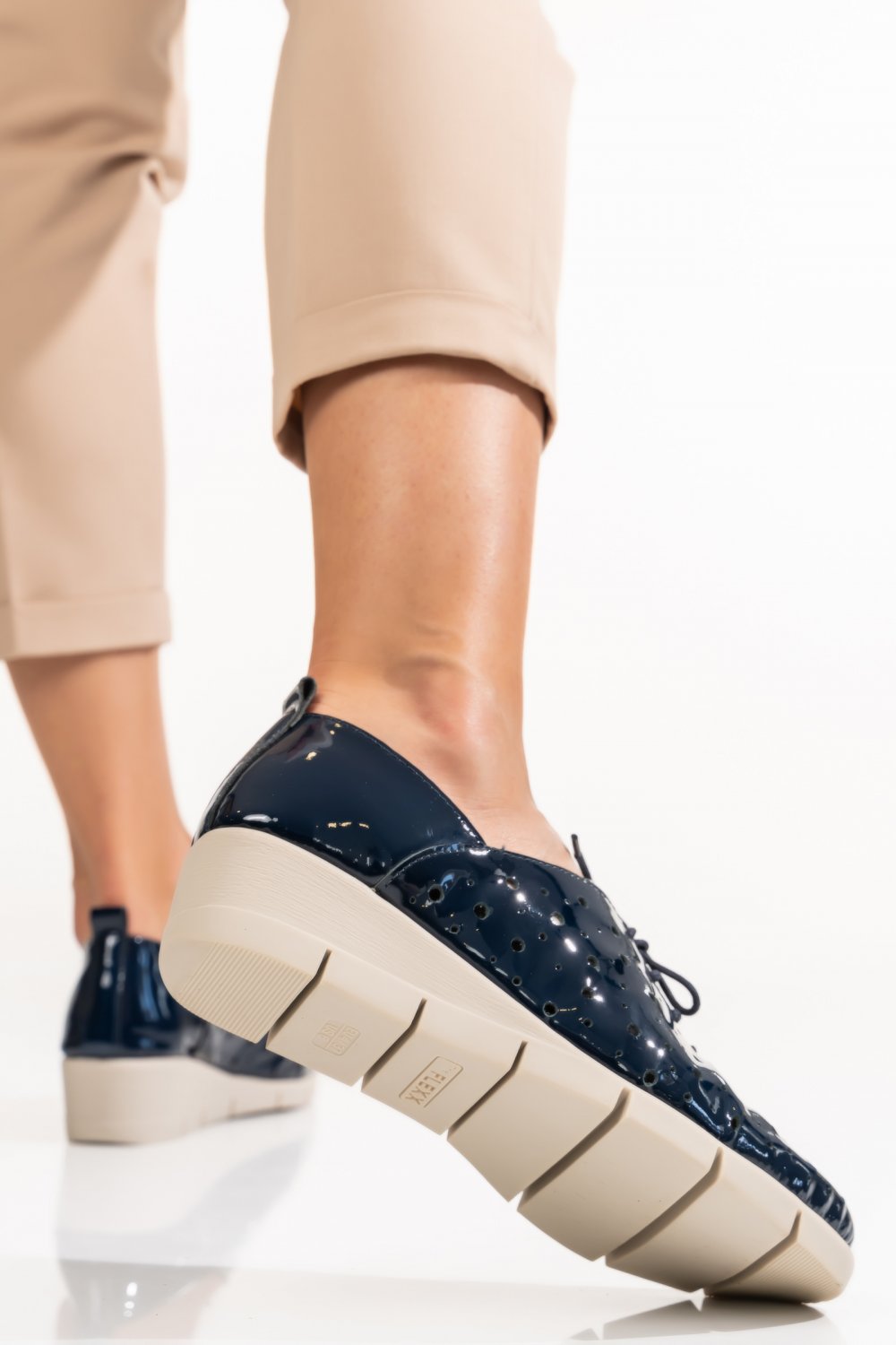 PANTOFI BLEUMARIN PIELE NATURALA LACUITA BPC235-16