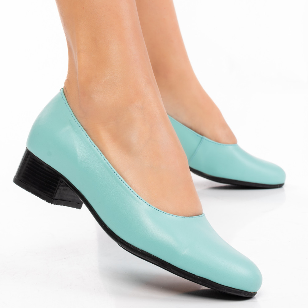 PANTOFI TURQOISE PIELE NATURALA 2PC040