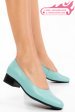 Pantofi turqoise piele naturala 2pc040