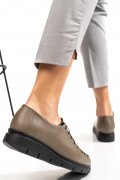 PANTOFI KHAKI PIELE NATURALA 2PC035