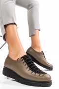 PANTOFI KHAKI PIELE NATURALA 2PC035