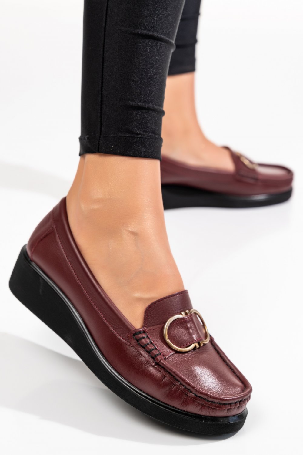 ESPADRILE BORDO PIELE NATURALA 7PC45