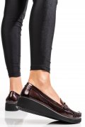 ESPADRILE BORDO PIELE NATURALA LACUITA 7PC45