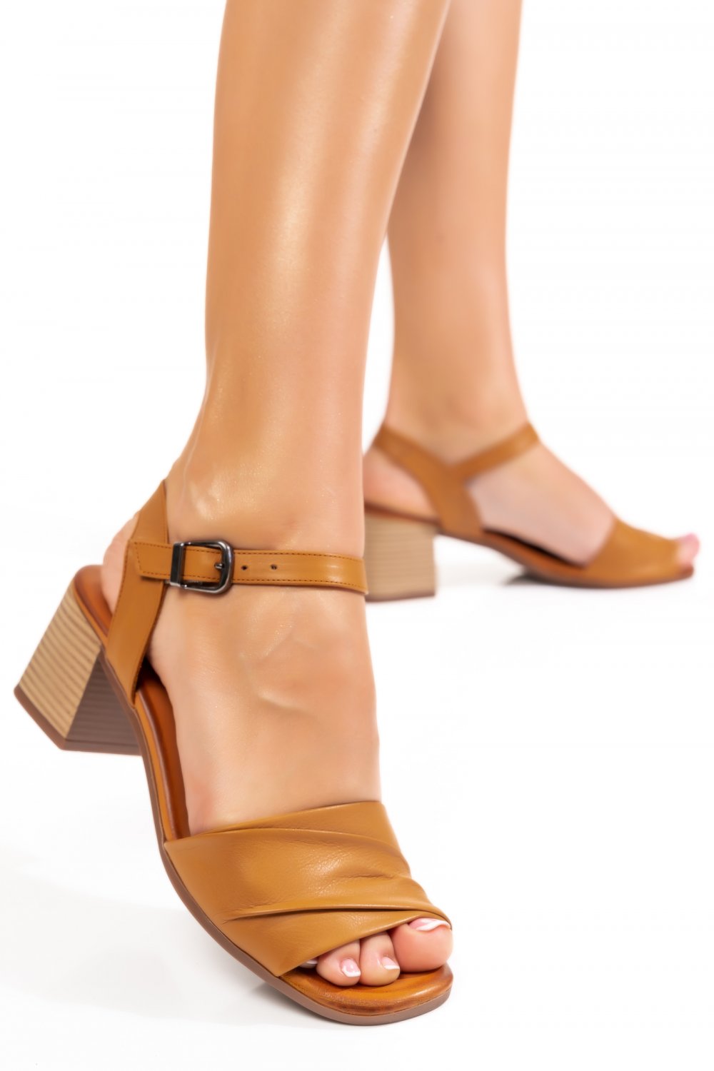 SANDALE MARO PIELE NATURALA 4PC62