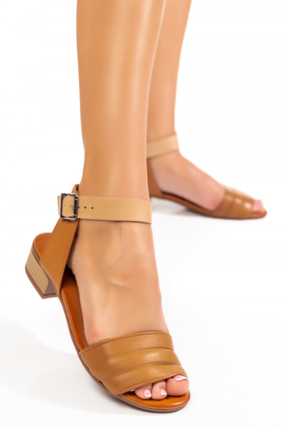 SANDALE MARO PIELE NATURALA 4PC88