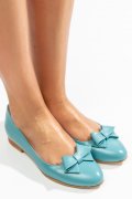 BALERINI BLEU PIELE NATURALA 4PC50