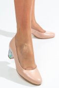 PANTOFI NUDE PIELE NATURALA 1PC601