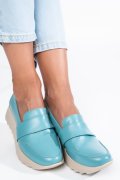 MOCASINI BLEU PIELE NATURALA 2PC022