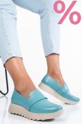 MOCASINI BLEU PIELE NATURALA 2PC022