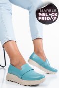 MOCASINI BLEU PIELE NATURALA 2PC022