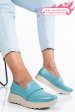 Mocasini bleu piele naturala 2pc022