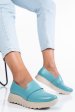 Mocasini bleu piele naturala 2pc022