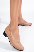 PANTOFI NUDE PIELE NATURALA 2PC040