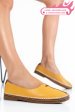 Balerini galbeni piele naturala 7pc981