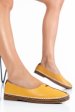 Balerini galbeni piele naturala 7pc981