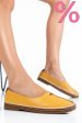 Balerini galbeni piele naturala 7pc981