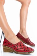 PANTOFI ROSII PIELE NATURALA 1PC010