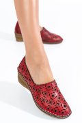 PANTOFI ROSII PIELE NATURALA 1PC010