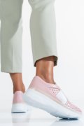 PANTOFI SPORT ROZ PIELE NATURALA TAYA