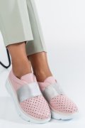 PANTOFI SPORT ROZ PIELE NATURALA TAYA