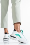 PANTOFI SPORT ALB VERDE PIELE NATURALA 2S7711611