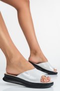 PAPUCI ARGINTII SIDEF PIELE NATURALA 1PC17