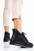 GHETE NEGRU SIDEF PIELE NATURALA 1PC019