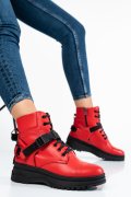 GHETE ROSII PIELE NATURALA 2PC002